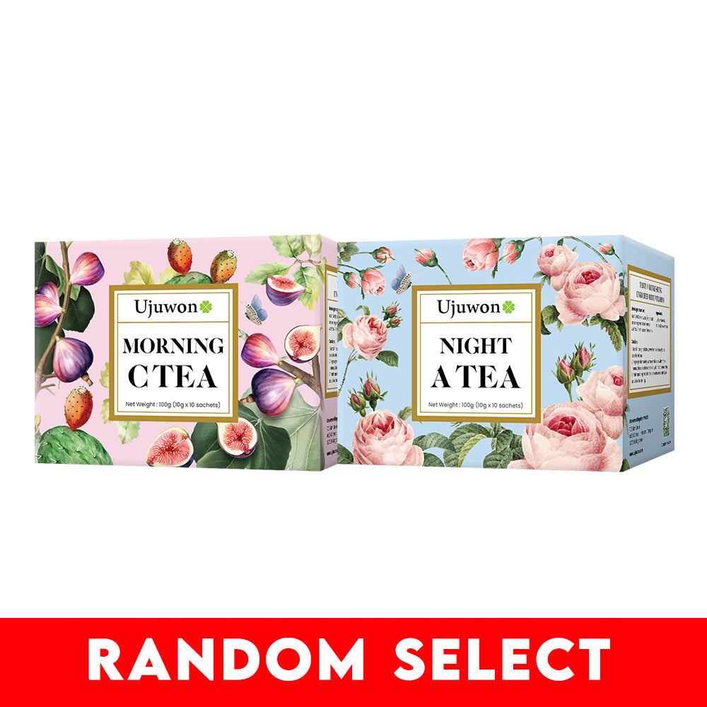 【GIFT】Ujuwon Morning C Tea 10s OR Night A Tea 10s x 1  (Random Select)